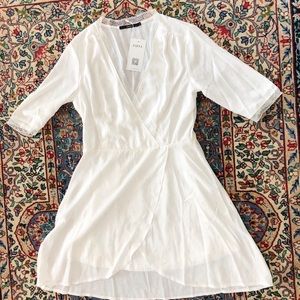 Wrap, White Zaful Dress